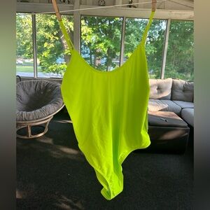 Neon Green Good American Onepiece Swimsuit
